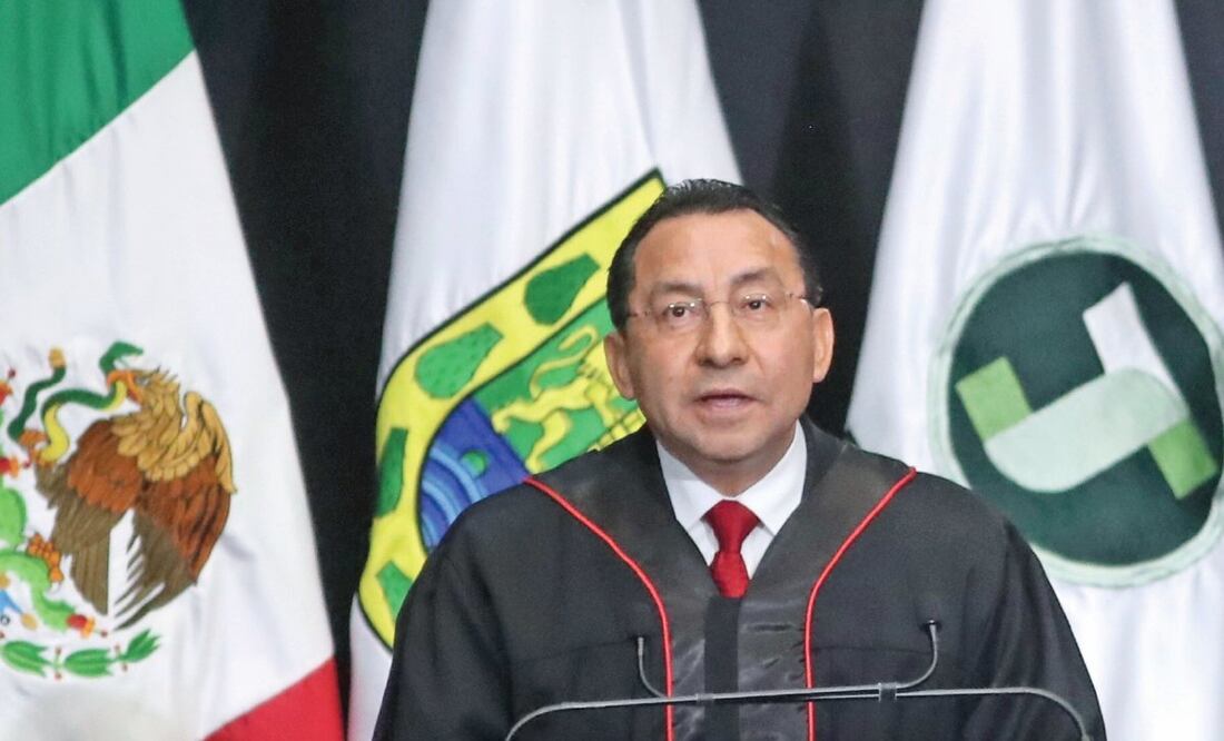 El magistrado Rafael Guerra Álvarez destacó que los derechos laborales de las y los empleados de los órganos judiciales de las entidades federativas, serán respetados en su totalidad. LUCÍA GODÍNEZ. EL UNIVERSAL