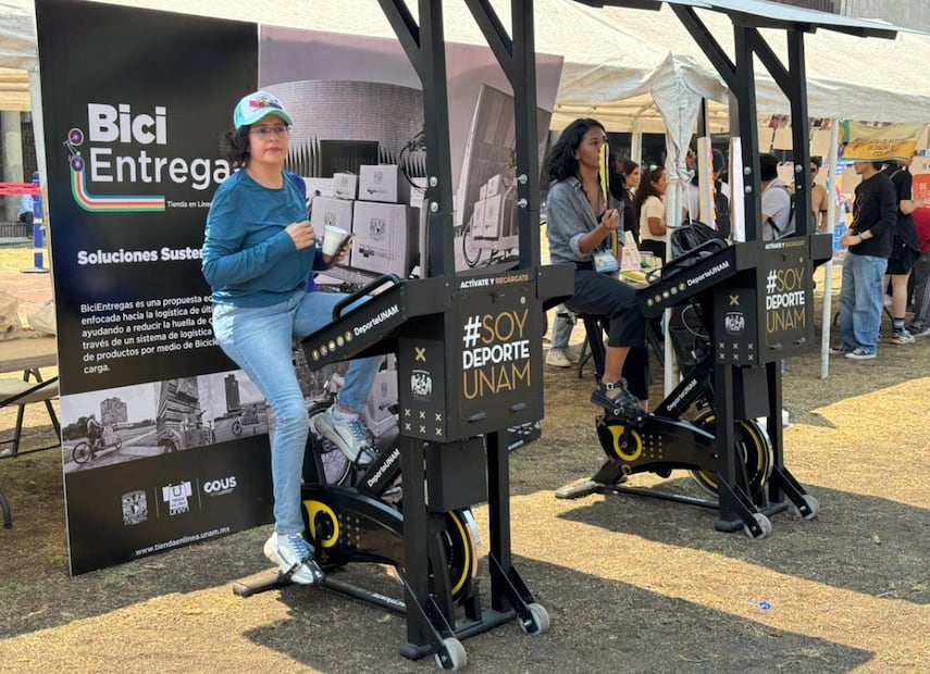 Además de la rodada, el BiciFest 2026 tiene actividades recreativas para la comunidad puma. Foto: x @UNAM_MX