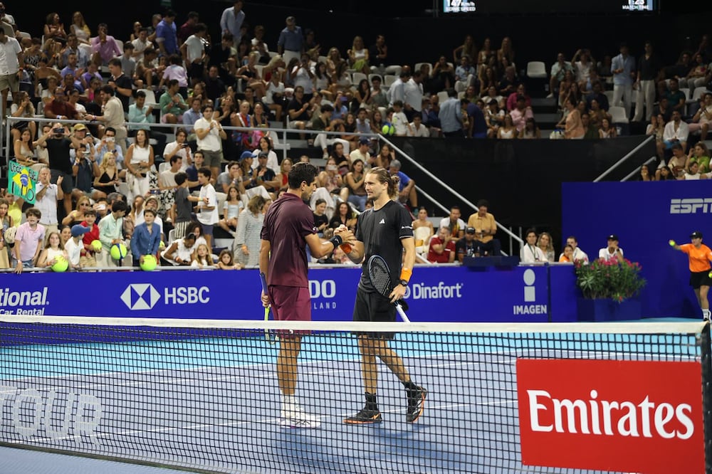 Marcelo Melo y Alexander Zverev en el Abierto Mexicano de Tenis - Foto: Esteban Torreblanca/EL UNIVERSAL