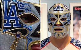 Xelhua sorprende con máscara inspirada en Los Dodgers