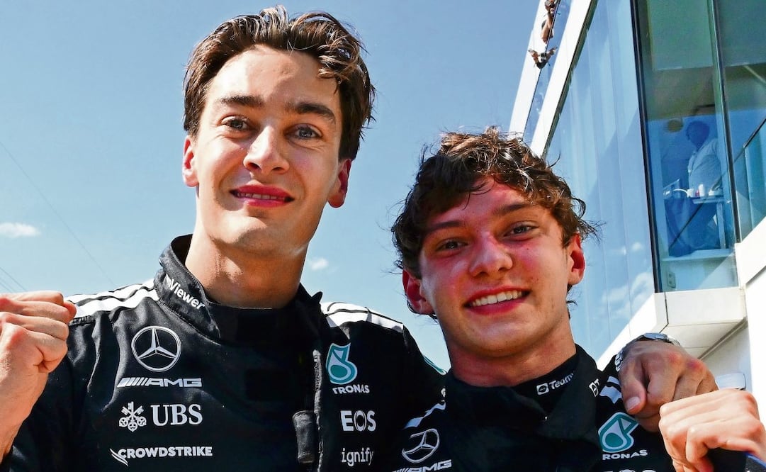 Hasta ahora, el inglés y el italiano han mostrado una importante química dentro y fuera de la pista. Foto: Mercedes