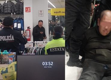 Hombre intenta quitarse la vida en tienda departamental de Toluca; buscaba que su esposa lo perdonara