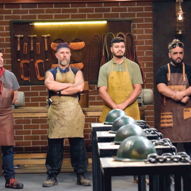 Competidores de Brasil, Argentina, Colombia y México buscarán hacer las mejores réplicas de cuchillos y otras armas. (FOTOS: HISTORY CHANNEL)