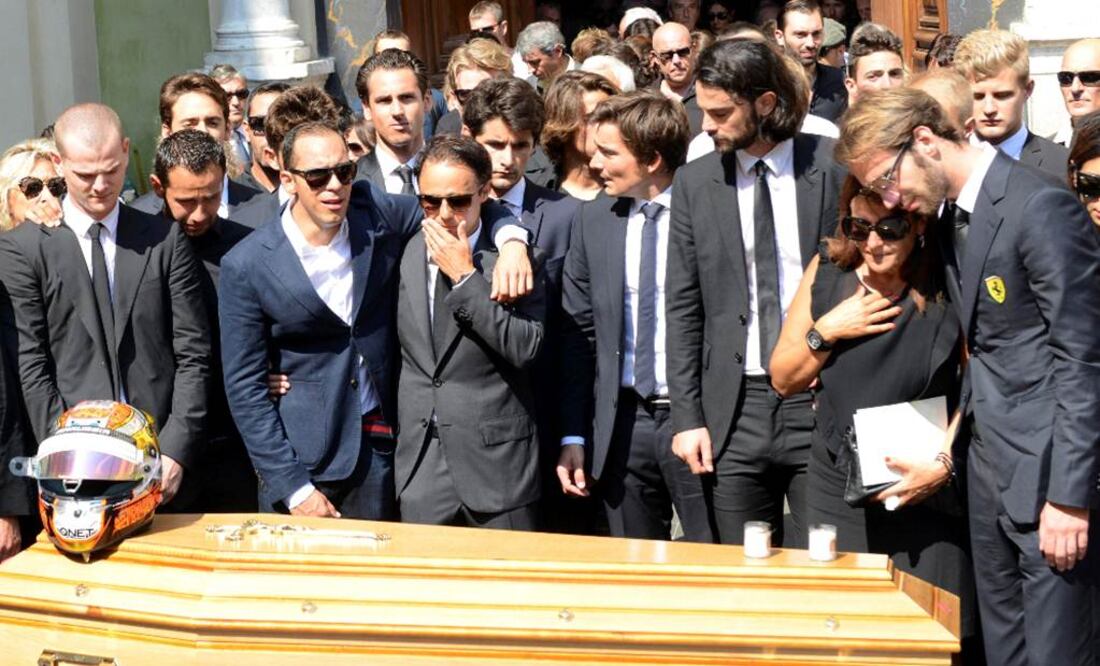 Amigos y Familiares despidieron a Jules Bianchi. Reuters