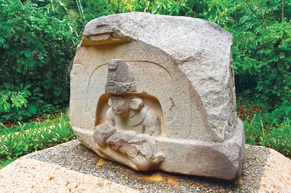 Las obras afectadas en el Parque Museo La Venta datan del año mil antes de Cristo y forman parte de la exposición permanente del lugar. Foto: ESPECIAL