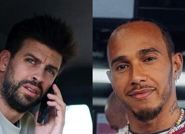 Así es la relación que tiene Gerard Piqué con Lewis Hamilton, el nuevo pretendiente de Shakira