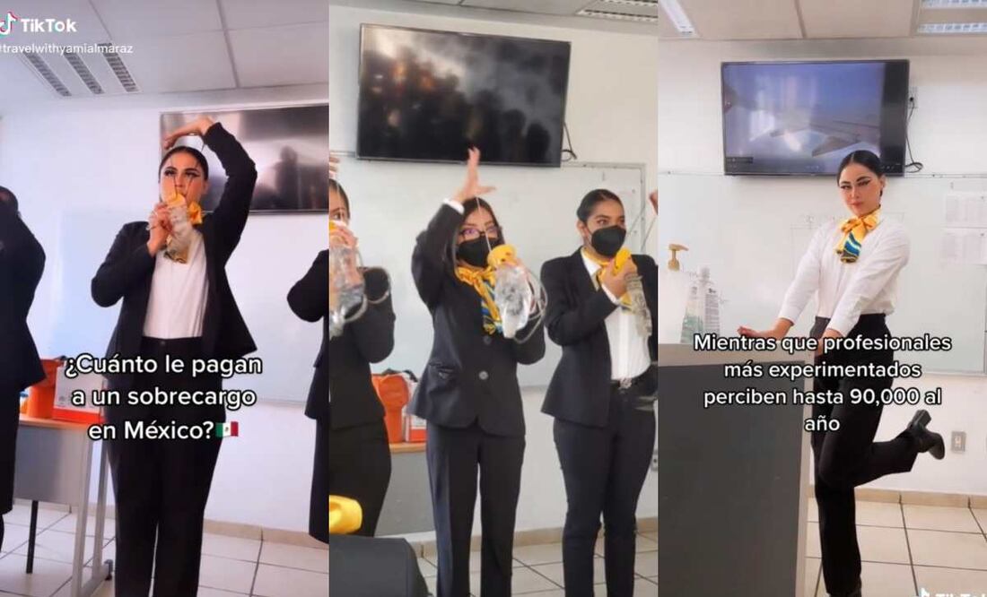 Fue a través de la cuenta de TikTok donde se dio a conocer cuánto gana una sobrecargo en México