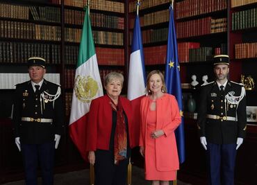 Canciller Bárcena celebra en el Día Nacional de Francia los triunfos de Sheinbaum y Mélenchon