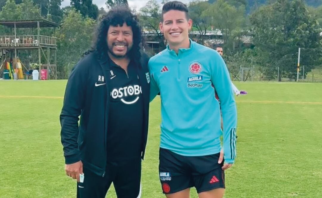Higuita tiene una buena relación con James Rodríguez. Foto: Especial