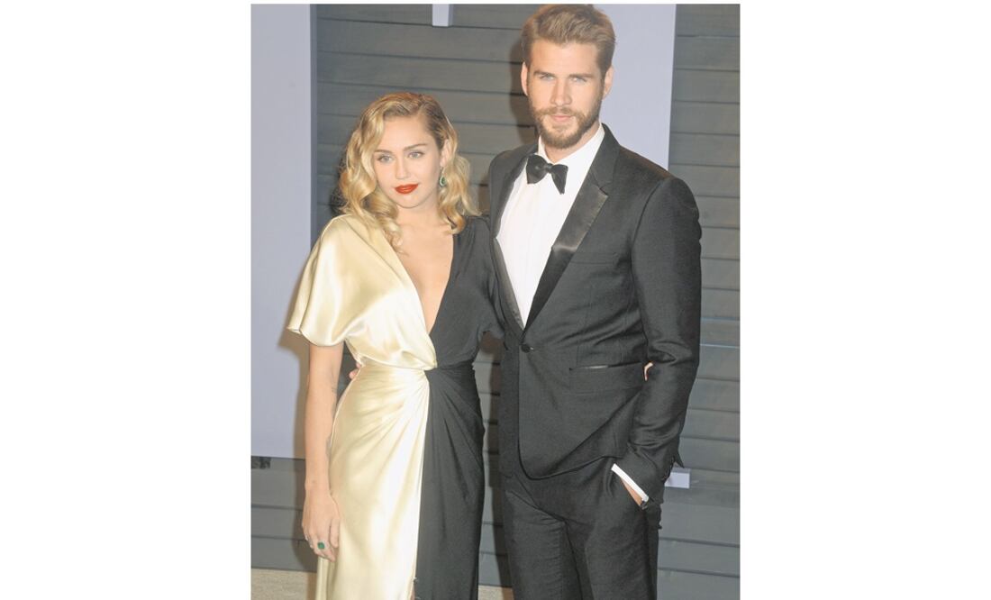 Miley Cyrus y Liam Hemsworth. Foto: Archivo El Universal