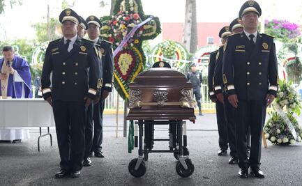 Realizan homenaje a policía que murió en la GAM al realizar su labor; “su historia es ejemplo de vocación”, asegura Pablo Vázquez