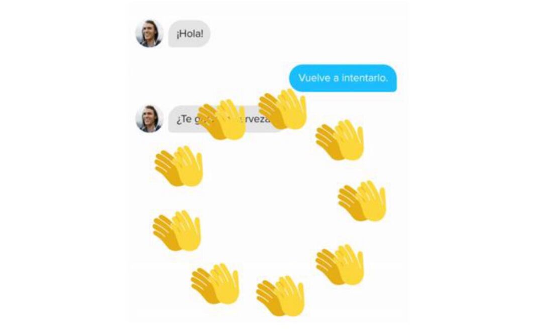 Con Reacciones podrás desde aplaudir a tu match hasta aventarle un Martini en su cara