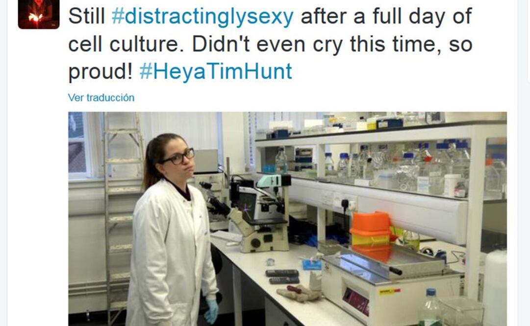 Científicas utilizaron Twitter para opinar. Foto: Twitter @lu_debeauchamp