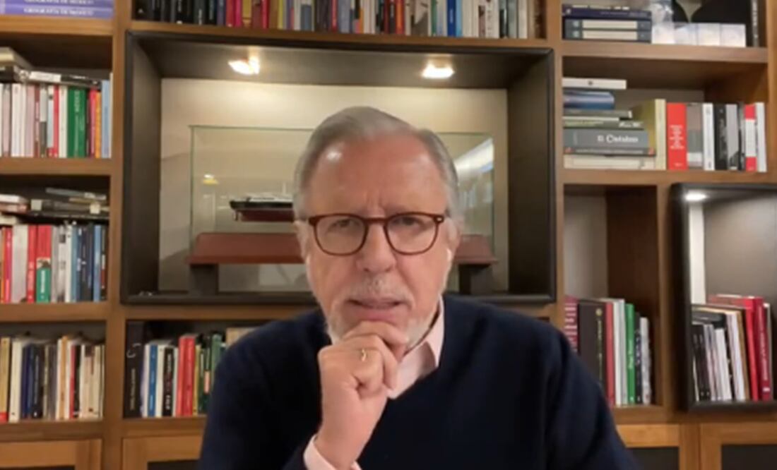 Presidente, de lo que me pueda pasar lo responsabilizo a usted: López Dóriga. Foto: Captura de pantalla