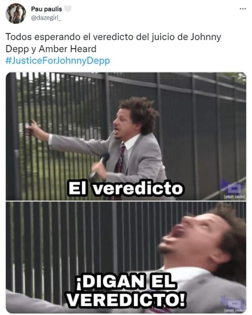 Los mejores memes del veredicto del juicio Johnny Depp vs Amber Heard 