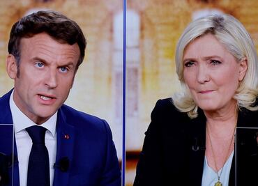 Macron acusa a Le Pen de "depender del poder Ruso" de Vladimir Putin