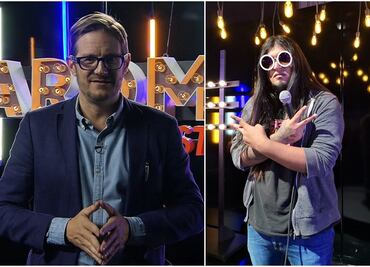 Hernán Gómez y Carlos Ballarta dieron apenas 8 “maromas” con su programa