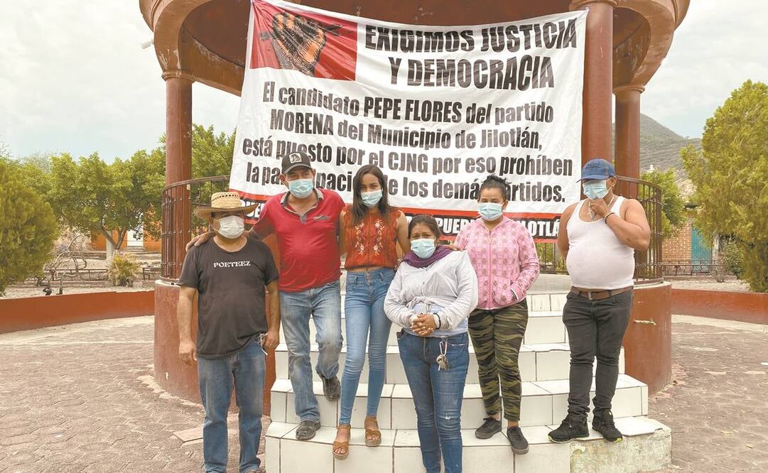 Habitantes de Jilotlán de los Dolores, Jalisco, rechazaron la instalación de casillas electorales. Foto: Carlos Arrieta/ El Universal.