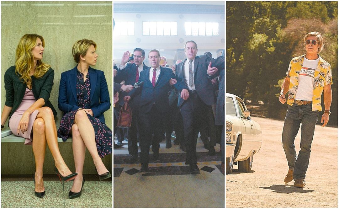“Marriage Story”, “The Irishman” y “Once upon a time in Hollywood”