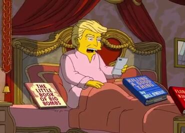 “Los Simpsons” bromean sobre los primeros 100 días de Trump
