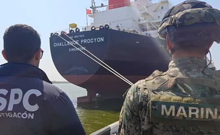 México da golpe histórico; decomisa buque con 10 millones de litros de diésel en Tamaulipas