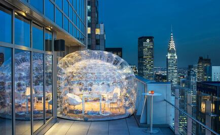 Burbujas: el remedio para no pasar frío en Nueva York