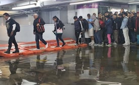 Lluvias provocan encharcamientos en Pantitlán; crece el caos vial en Ignacio Zaragoza