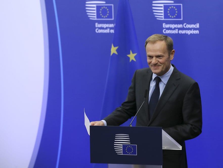 El presidente del Consejo Europeo, Donald Tusk (Foto: EFE)