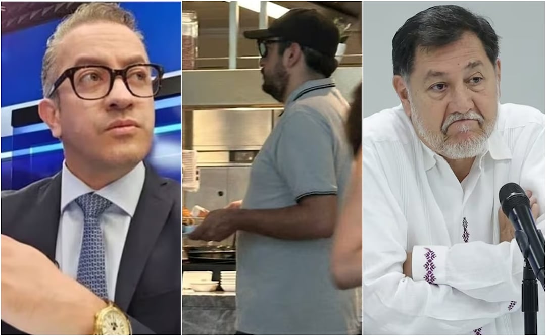 Por medio de un live en YouTube, Noroña aseguró que se trata únicamente de un "golpeteo político. Foto: X y Fernanda Rojas. EL UNIVERSAL