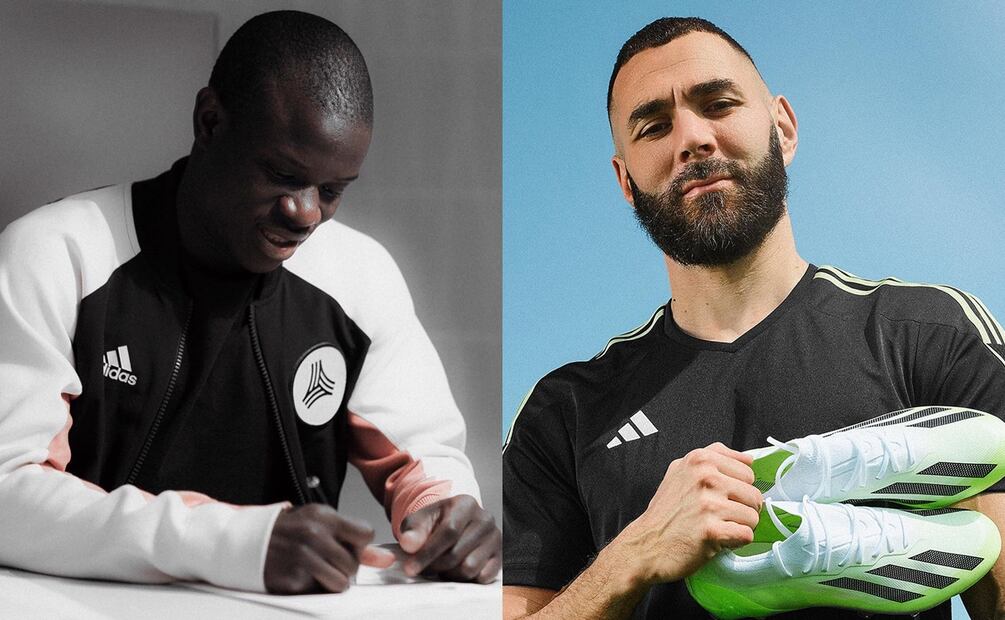 N'Golo Kante y Karim Benzema. Fuente: Producción El Universal