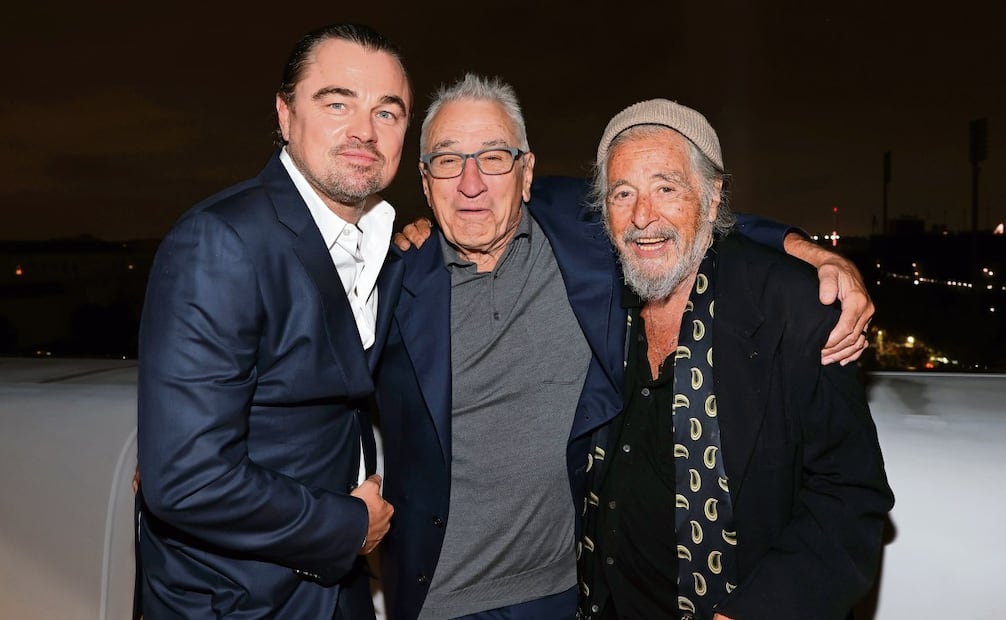 Leonardo DiCaprio, Robert De Niro
y Al Pacino acompañaron a Lucas. Foto: LUCAS MUSEUM. GETTY IMAGES