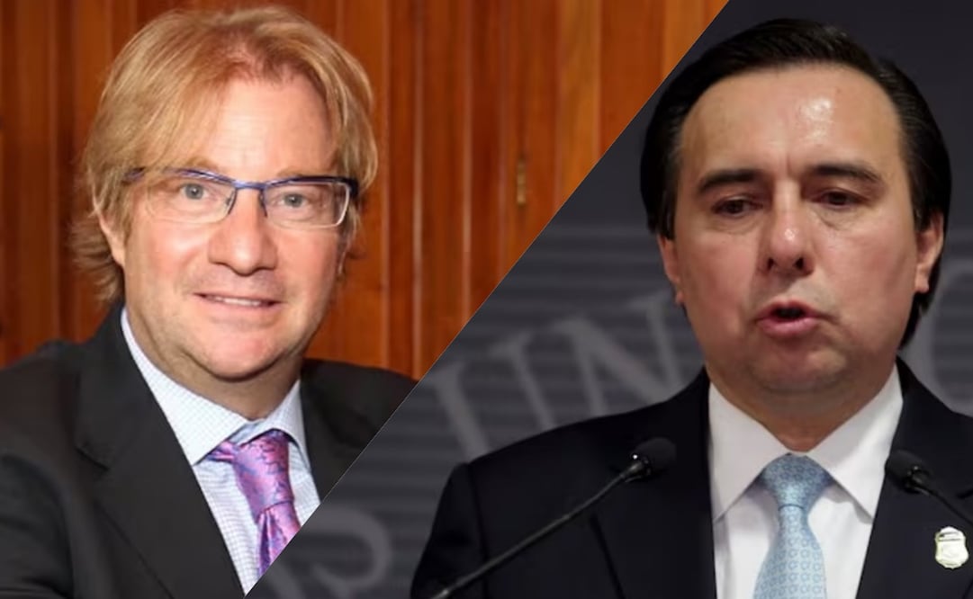 Andrés Roemer y Tomás Zerón. Foto: EL UNIVERSAL