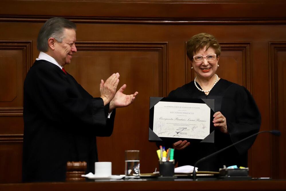 Ministra Margarita Luna Ramos. Fotografía de Berenice Fregoso EL UNIVERSAL