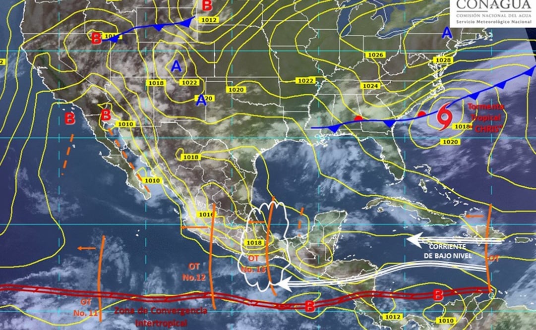 Fenómenos Meteorológicos significativos. (FOTO: SMN)
