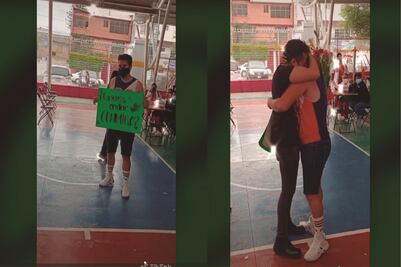 Propuesta de noviazgo en plena vacunación se vuelve viral en TikTok