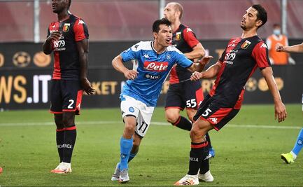Chucky Lozano entra de cambio y le da el triunfo al Nápoli