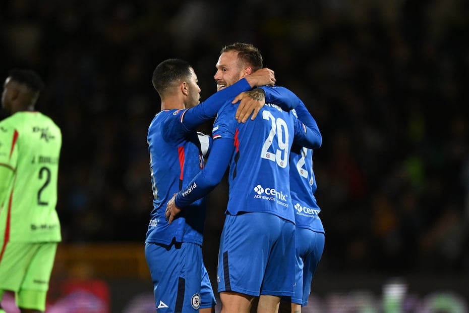 Cruz Azul en festejo de gol, durante la fase regular del torneo Clausura 2026 de la Liga MX - Foto: Imago7