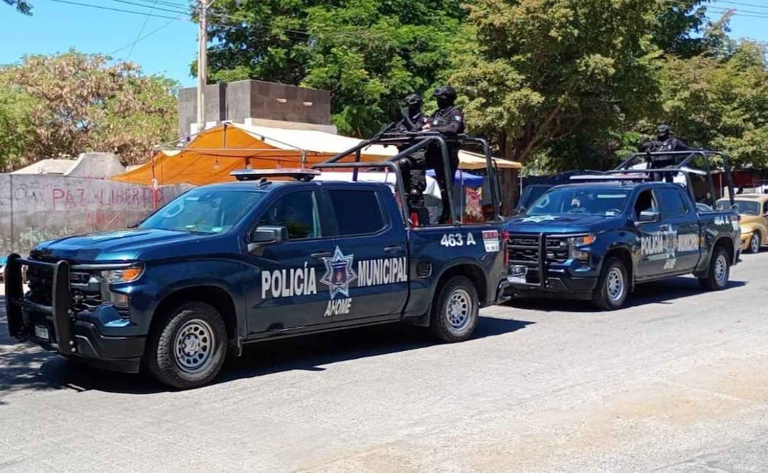 La policía municipal de Ahome detuvo a un joven; iba a ser linchado por intento de abuso sexual. | Foto: Cortesía de la Secretaría de Seguridad y Protección Ciudadana de Ahome.