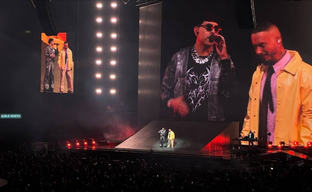 J Balvin  y Oscar Maydon. Foto: César González / EL UNIVERSAL