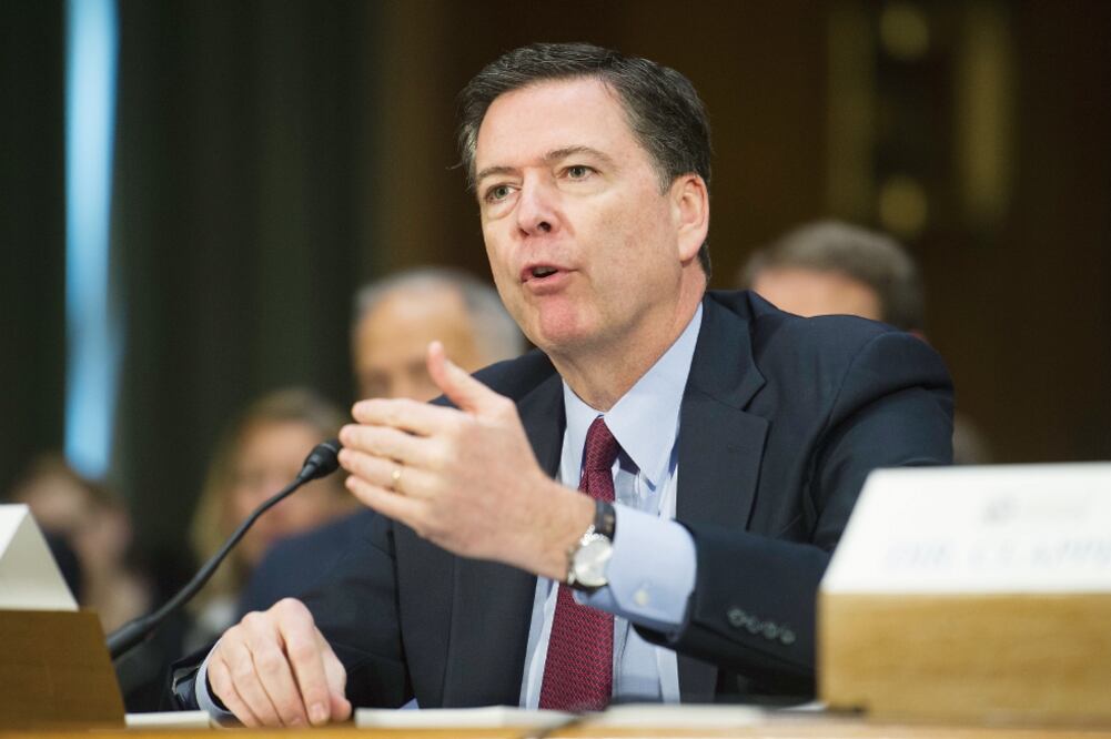 James Comey, director del FBI, durante un testimonio en el Capitolio, el pasad o martes. Su manejo del caso de los e-mails de Hillary Clinton ha sido cuestionado (AP)