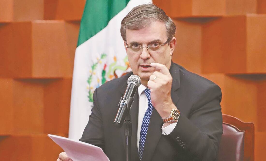 El titular de Relaciones Exteriores, Marcelo Ebrard, celebró que en Latinoamérica haya cuatro proyectos de vacunas. Foto: Archivo/ El Universal.