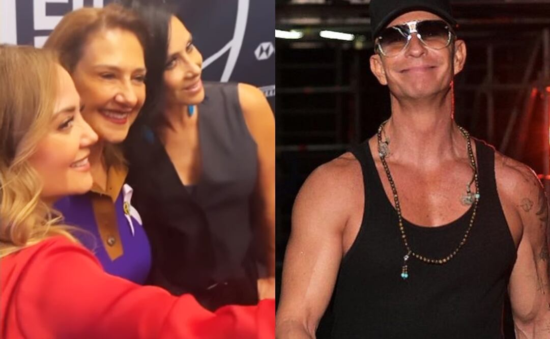 Andrea Legarreta y Mónica Noguera se reúnen a poco más de un mes de que un rumor involucrara sus nombres.
Fotos: Instagram, vía @monanoguera y @erikrubinoficial