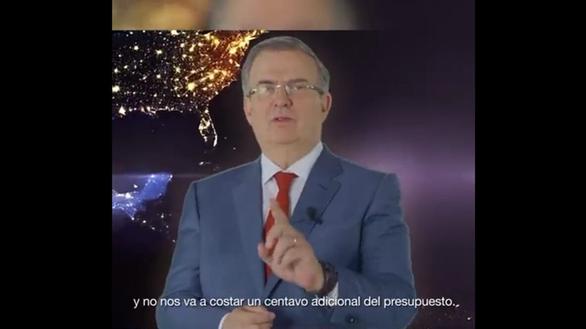 Aspirante a la presidencia Marcelo Ebrard. Foto: Twitter @m_ebrard