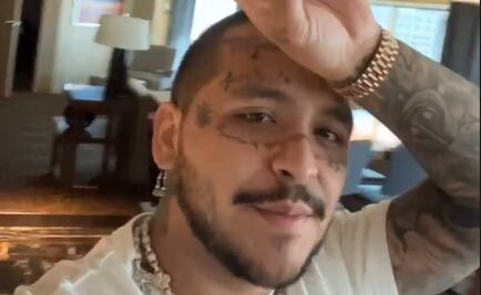 Nodal, ¿en estado inconveniente?, lo ayudan en Las Vegas porque no podía sostenerse