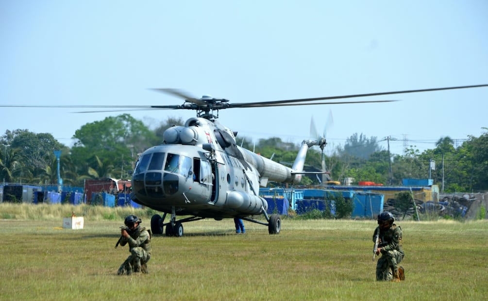 Fue en el polígono naval de Base de Las Bajadas en el puerto de Veracruz. Foto: Semar
