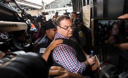 Inicia audiencia de Javier Duarte en tribunal de Guatemala