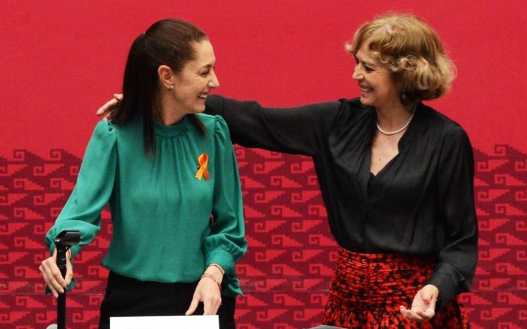 Rosaura Ruiz y Claudia Sheinbaum en un evento de la virtual presidenta electa, durante su candidatura en diciembre de 2023.
Foto: Instagram de Rosaura Ruiz