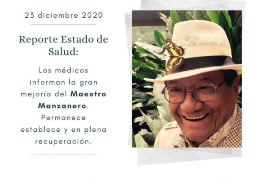 Armando Manzanero evoluciona favorablemente del Covid: médicos