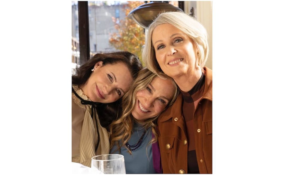 "And just like that..." sigue a Carrie, Miranda y Charlotte mientras navegan por el viaje de la complicada realidad de la vida y la amistad a los 50 años. Foto: Instagram