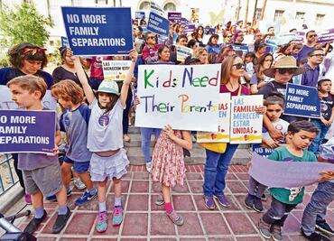 Reportan separación de 1,800 familias en frontera con EU